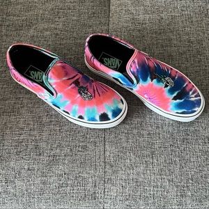 Tie Dye Vans, Size 7.5 M/9 W